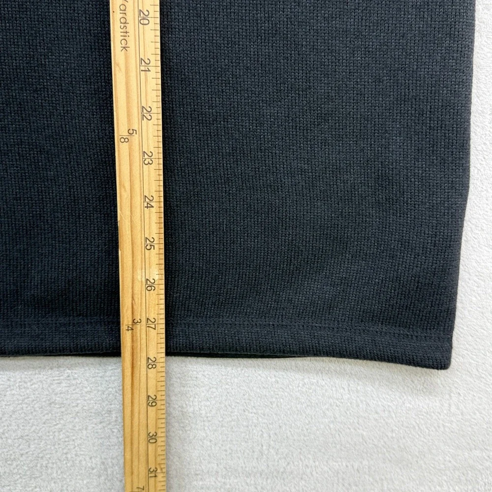 The North Face Fleece Vest Mens L Black Milwaukee Logo Full Zip Fall NF0A47FA